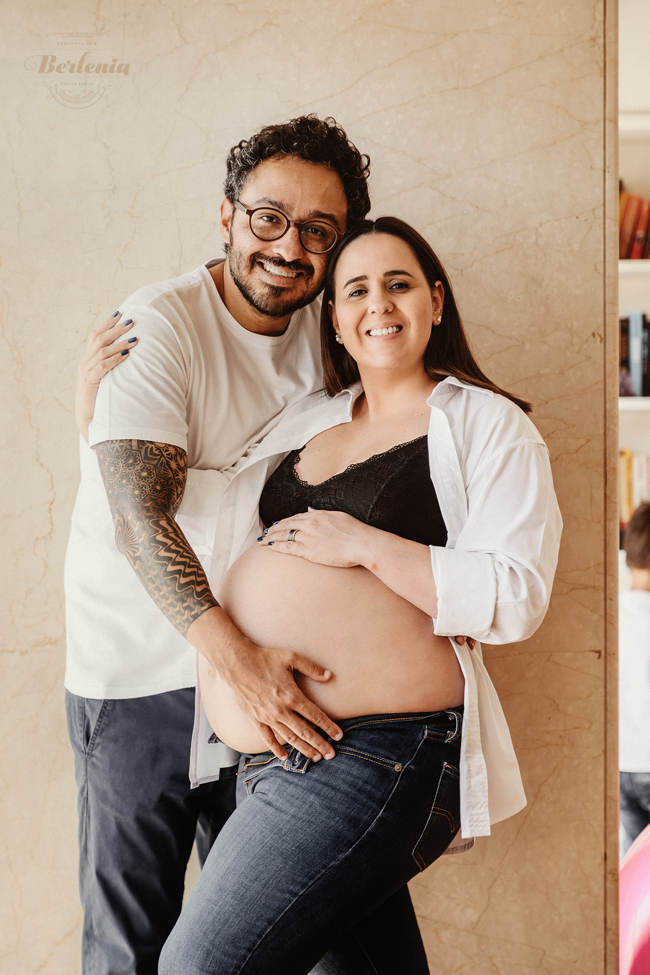 Sesión de fotos de embarazo en domicilio en Recoleta - Ciudad de Buenos Aires, Argentina - Berlenia Fotografía - 04
