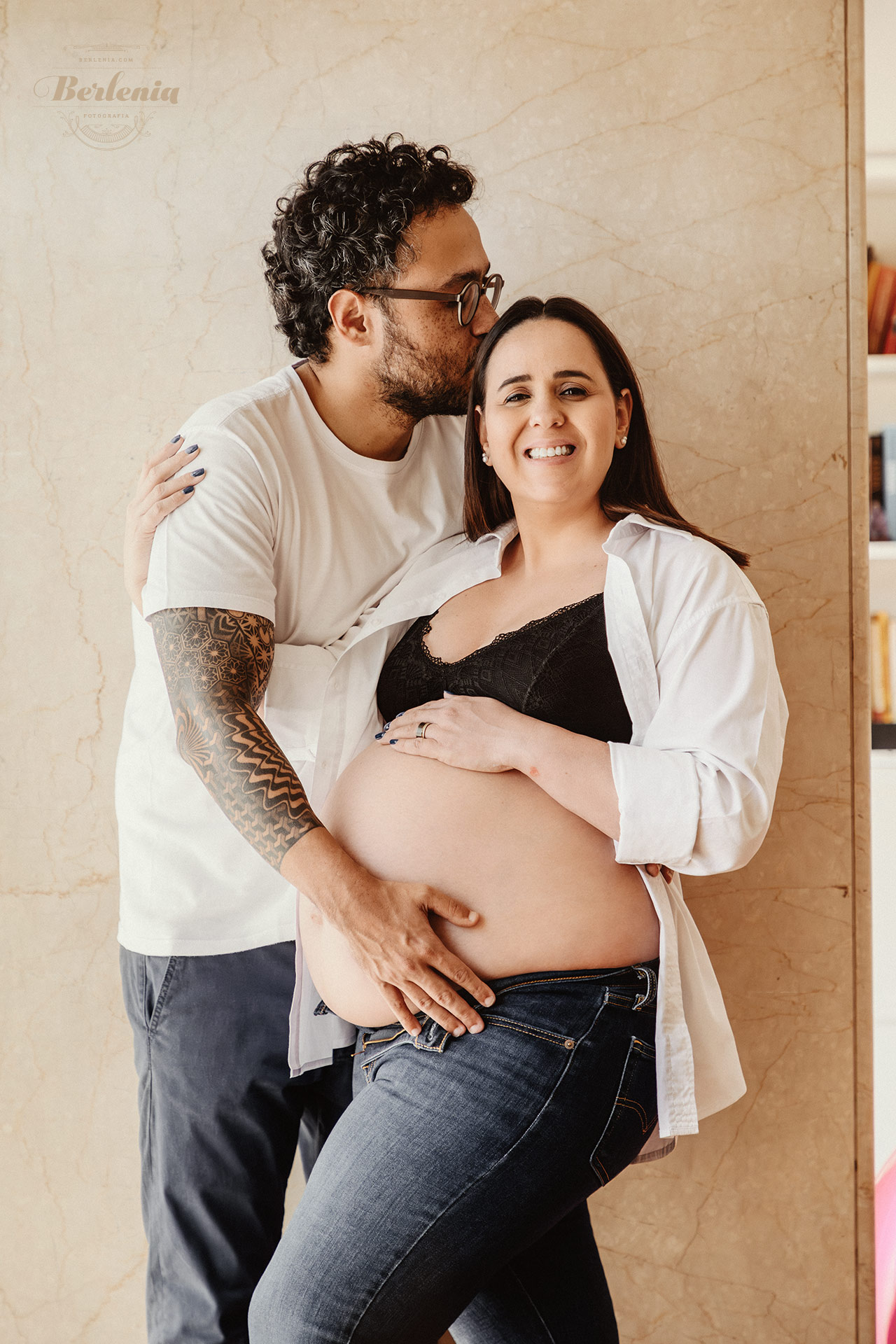 Sesión de fotos de embarazo en domicilio en Recoleta - Ciudad de Buenos Aires, Argentina - Berlenia Fotografía - 05