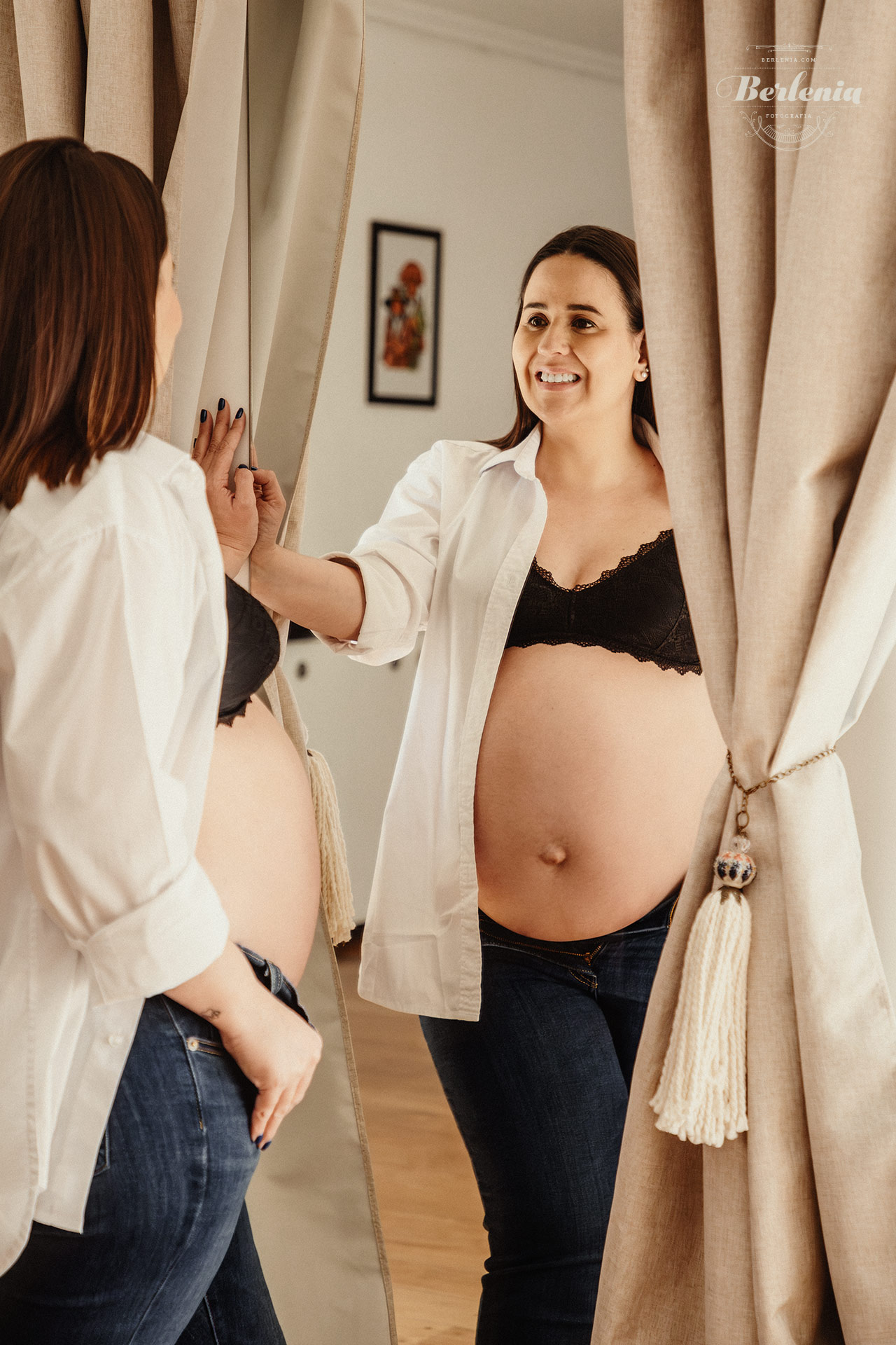 Sesión de fotos de embarazo en domicilio en Recoleta - Ciudad de Buenos Aires, Argentina - Berlenia Fotografía - 15