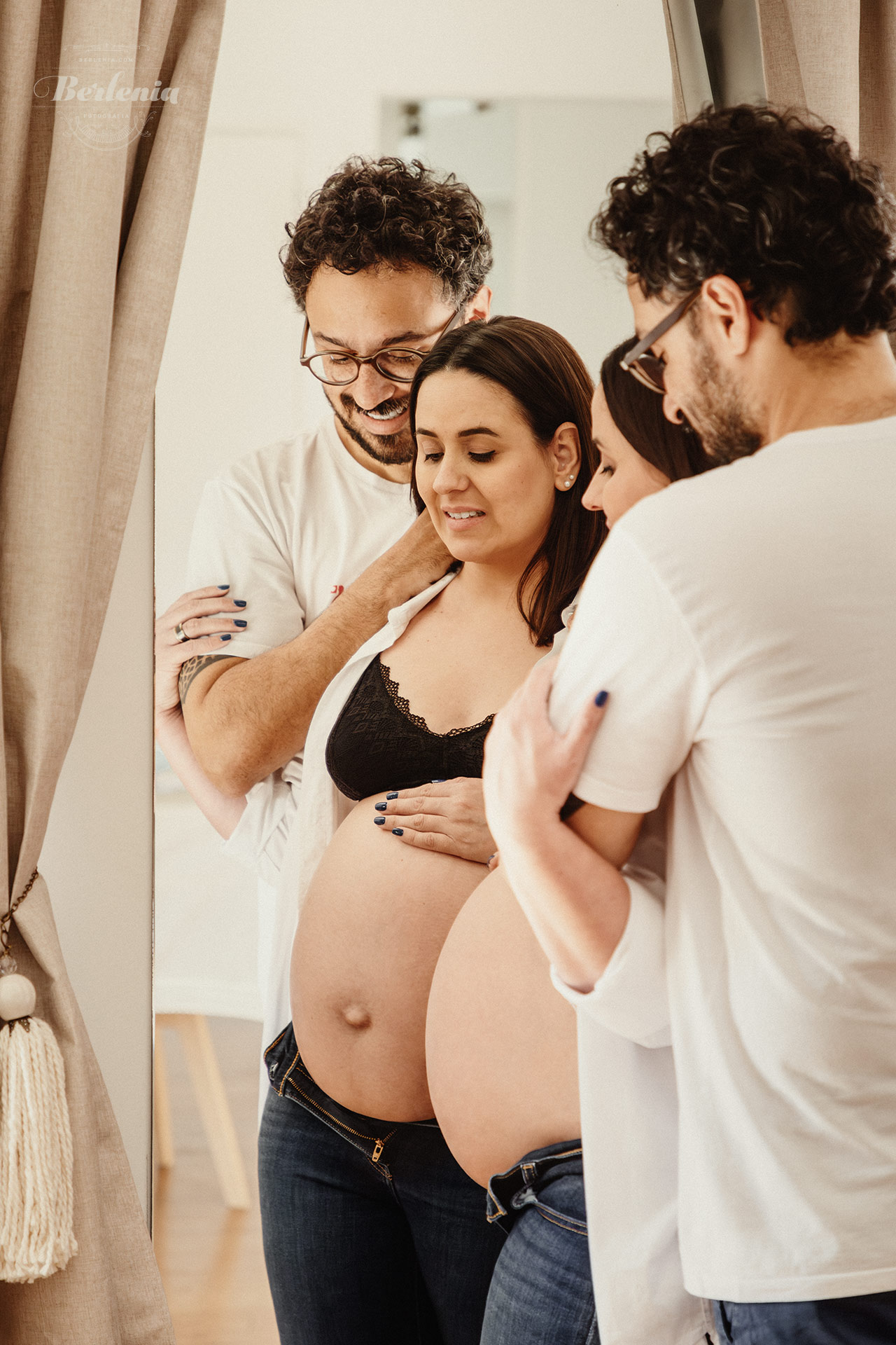 Sesión de fotos de embarazo en domicilio en Recoleta - Ciudad de Buenos Aires, Argentina - Berlenia Fotografía - 17