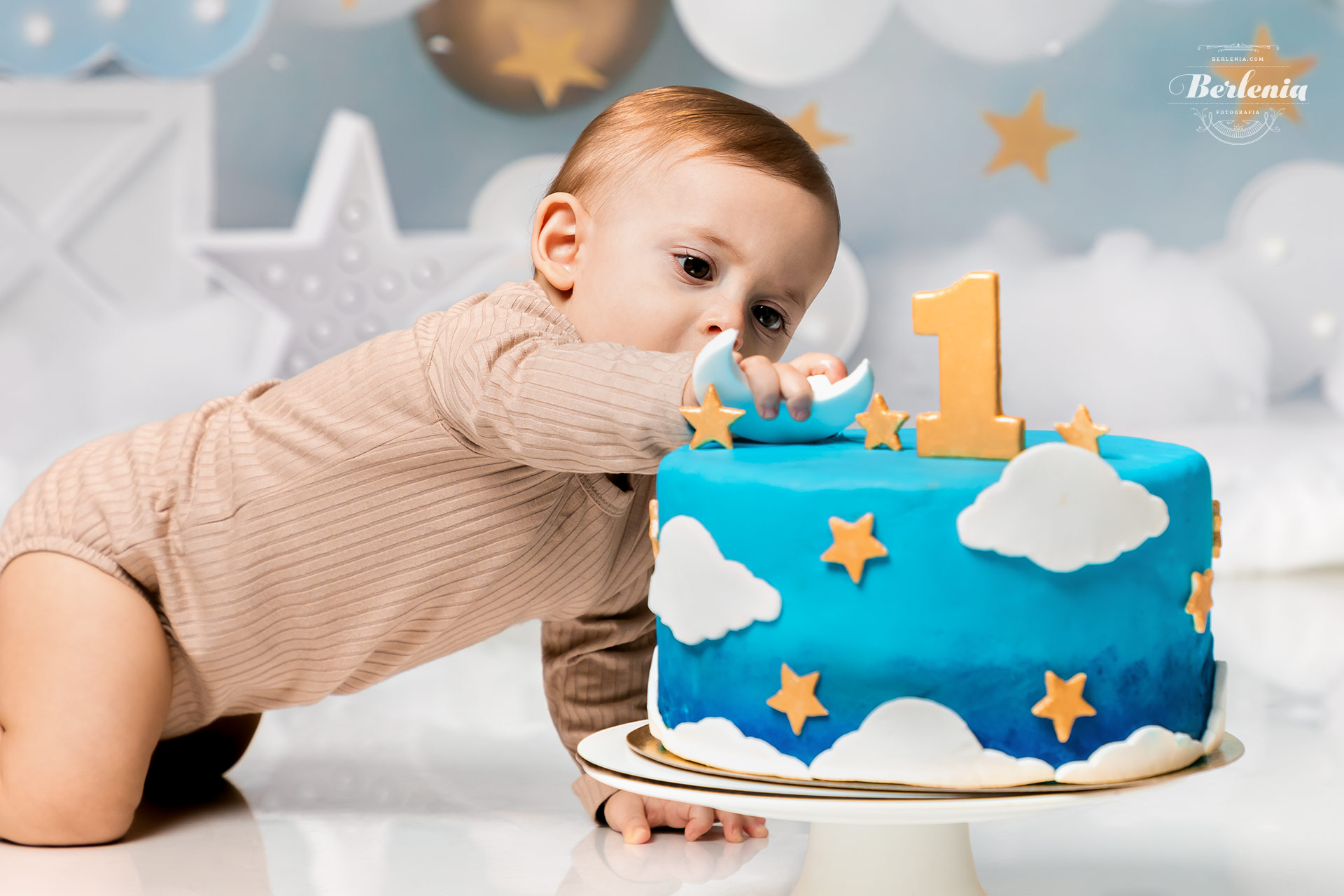 Sesión de fotos de cumpleaños de bebé - Fotográfia en estudio - Villa Urquiza, Capital Federal, Buenos Aires, Argentina - Berlenia Fotografía - 04