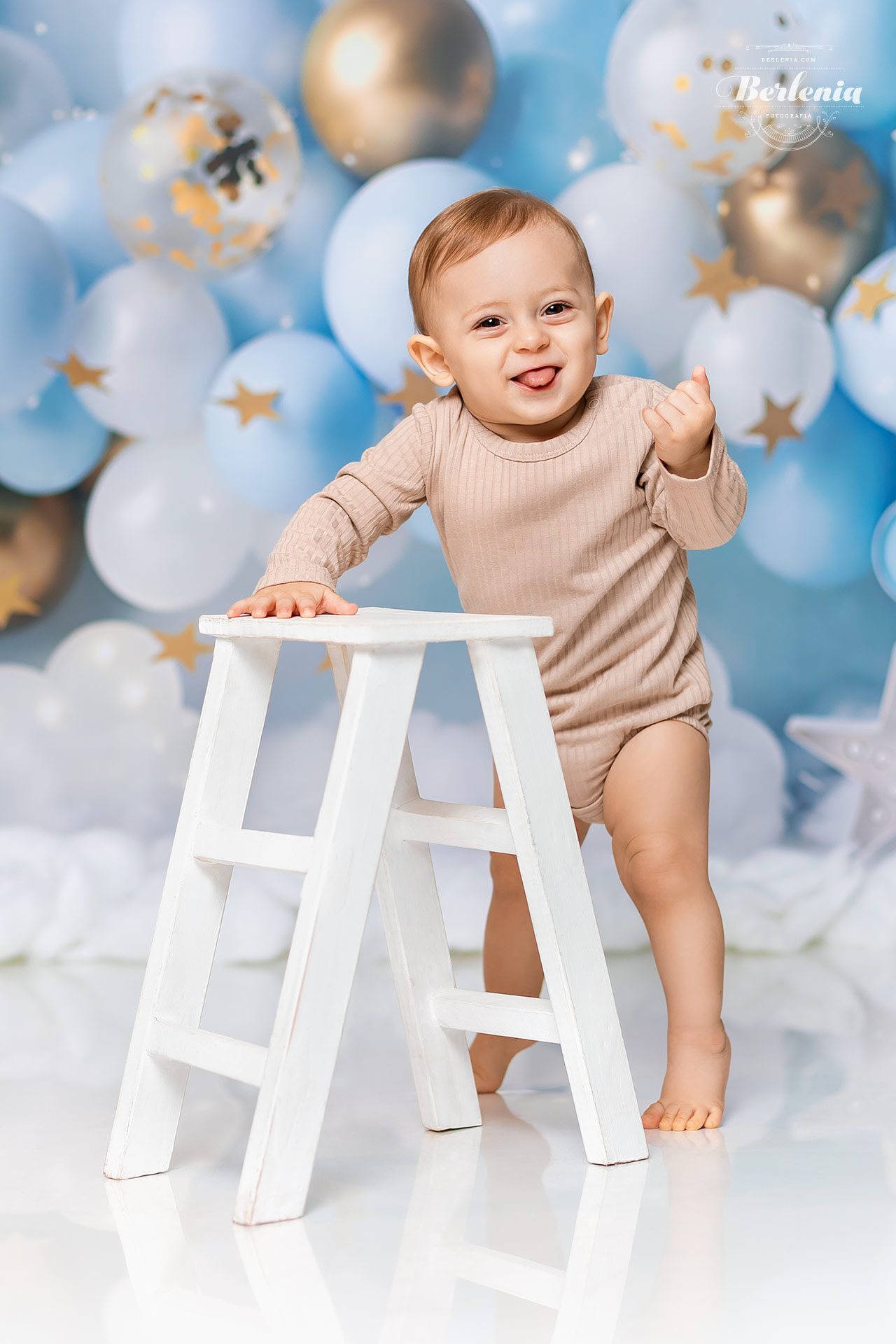 Sesión de fotos de cumpleaños de bebé - Fotográfia en estudio - Villa Urquiza, Capital Federal, Buenos Aires, Argentina - Berlenia Fotografía - 08