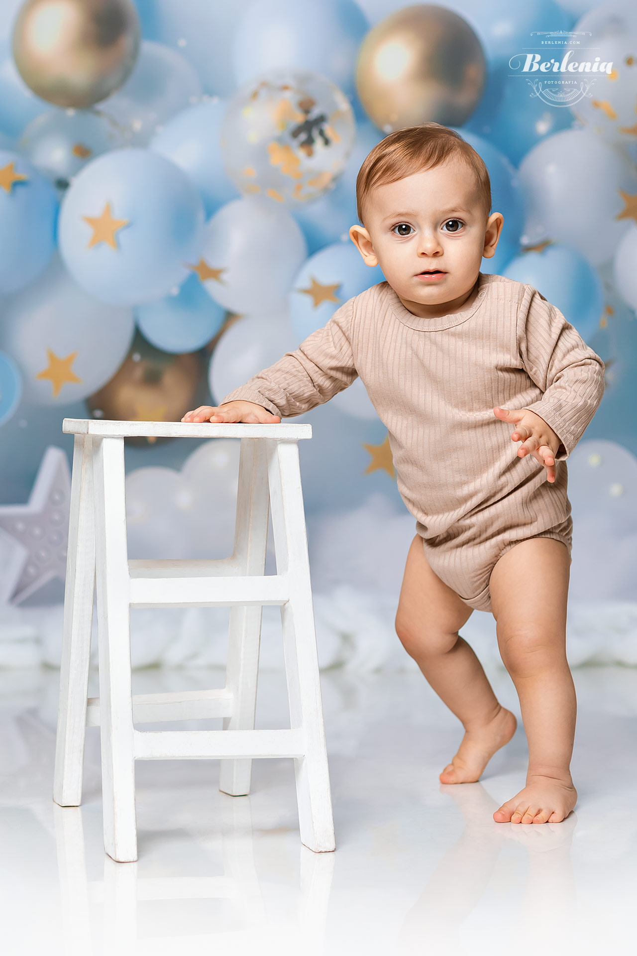 Sesión de fotos de cumpleaños de bebé - Fotográfia en estudio - Villa Urquiza, Capital Federal, Buenos Aires, Argentina - Berlenia Fotografía - 09