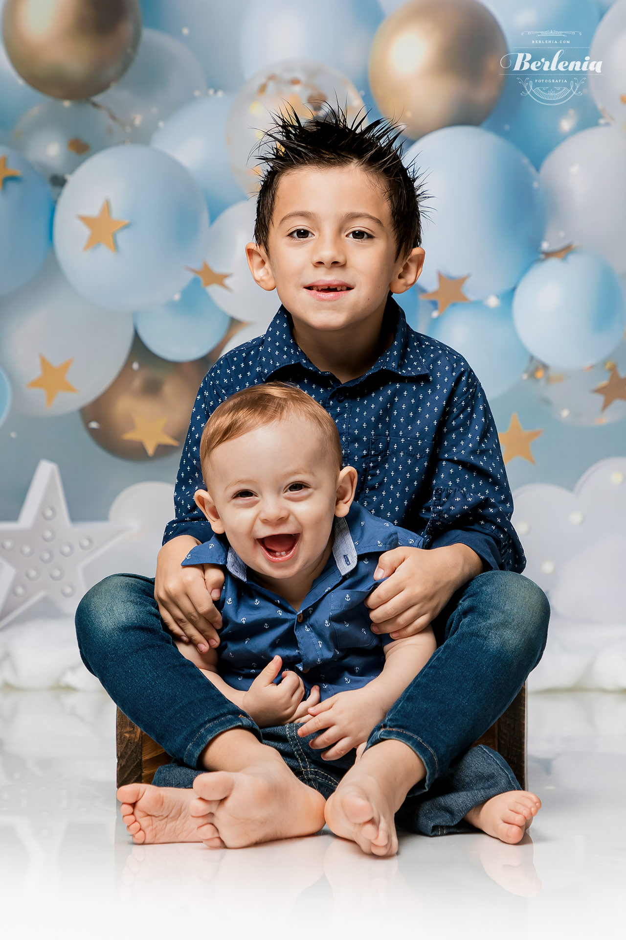 Sesión de fotos de cumpleaños de bebé - Fotográfia en estudio - Villa Urquiza, Capital Federal, Buenos Aires, Argentina - Berlenia Fotografía - 14